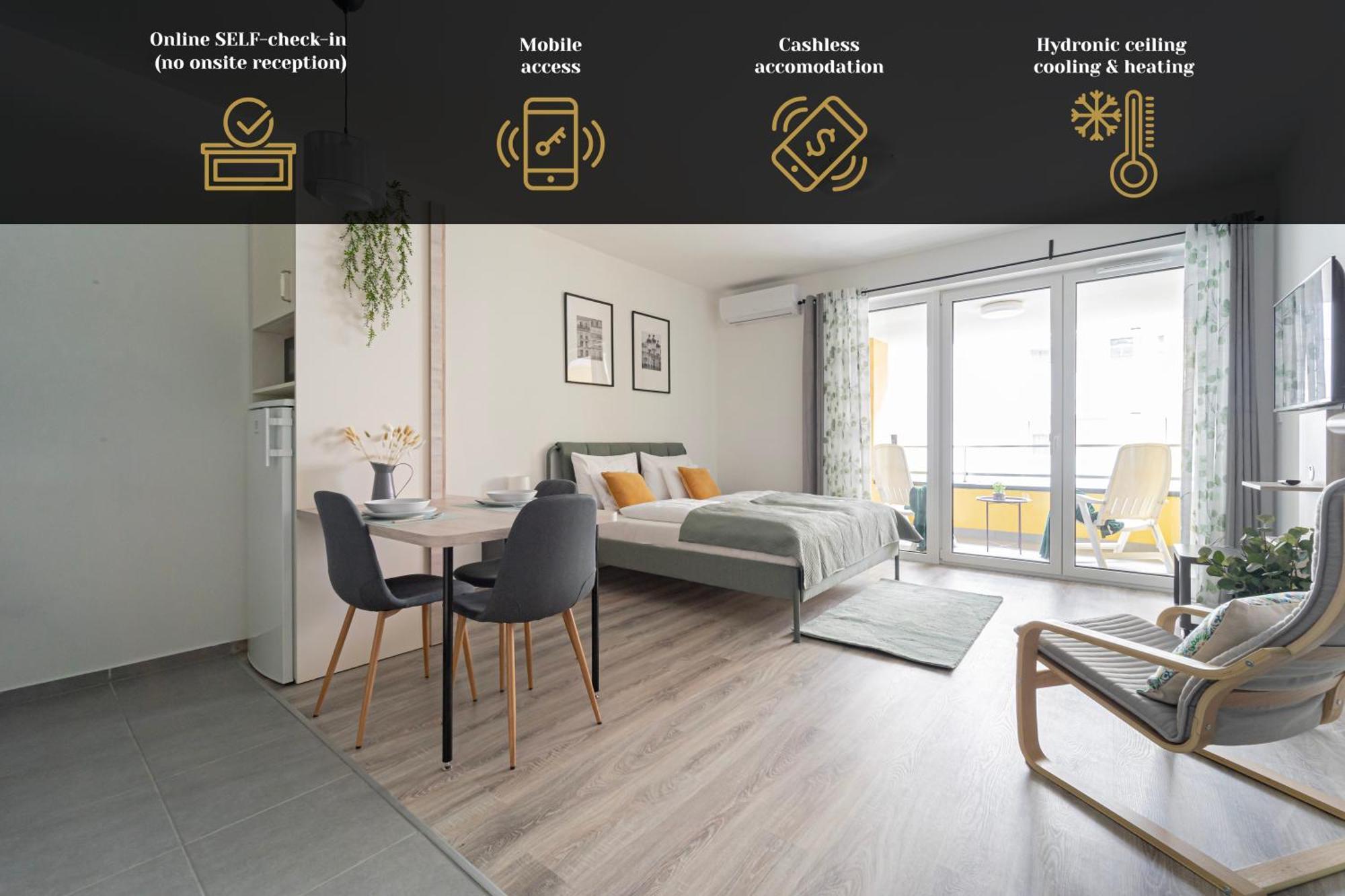 Westside Garden Apartments By Urbanrent Budapest Ngoại thất bức ảnh